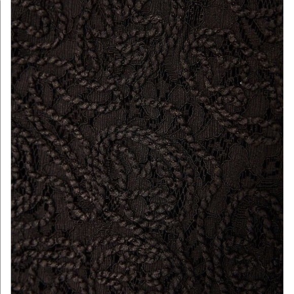 ZARA Black Lace Contrast Easy Pull On Dress - Picture 11 of 14